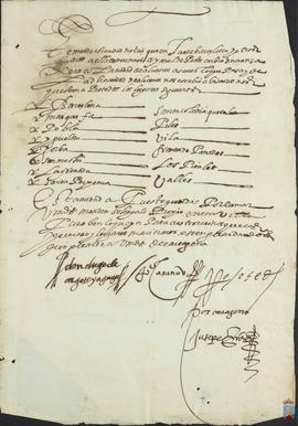 Carta del Concejo de Cartagena al de Mazarrón enviando una relación de ciudades y lugares de Barc...