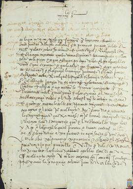 Carta del licenciado Poyo al Concejo, Justicia y Regimiento de Mazarrón