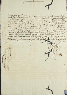 Carta del doctor Cifuentes al Concejo, Justicia y Regimiento de Mazarrón