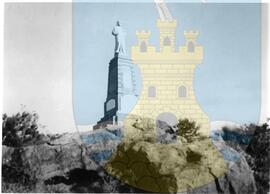 Monte de Santa Catalina. Monumento al Sagrado Corazón de Jesús.