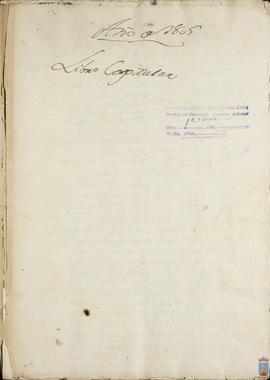 Libro de actas capitulares