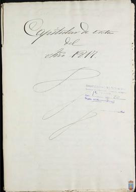 Libro de actas capitulares