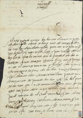 Carta de Hernando de Albaladejo al Concejo, Justicia y Regimiento de Mazarrón
